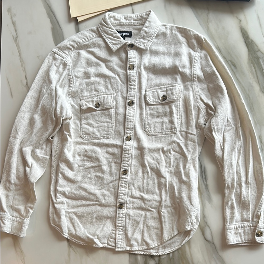 Express Long Sleeve Button Up. Size Medium.